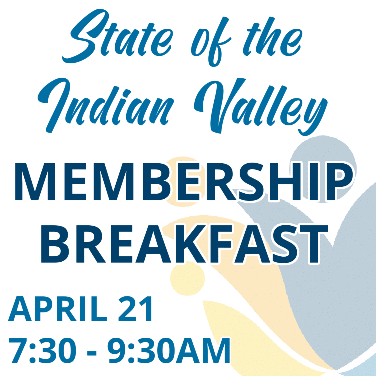 2026 State of the Indian Valley Membership Breakfast